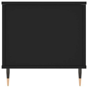 fekete szerelt fa dohányzóasztal 90x44,5x45 cm