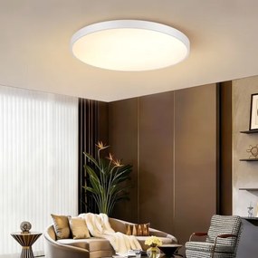 Immax NEO 07315L-LED SEMPLICI dimmelhető mennyezeti lámpa 96 W / 230 V, Ø 80 cm, Wi‑Fi (Tuya), fehér + távirányító