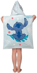 Disney Lilo és Stitch, A csillagkutya Blue strand törölköző poncsó 50x115 cm