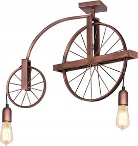 Aldex Függőlámpa Min 834H/D, Barna, 2x E27, Fém, Dimmable