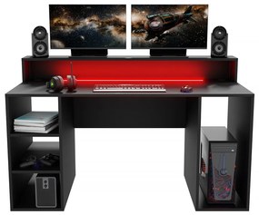 Gamer PC asztal Endechor (fekete). 1054994