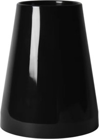 Temetői Üveg Temetői Váza Sírhoz Fekete Sima Egyenes 21X11 CM