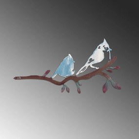 Bird fém kerti dísztárgy, 23×45 cm