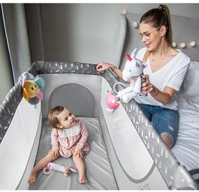 BabyOno - Utazó kiságy BASIC szürke