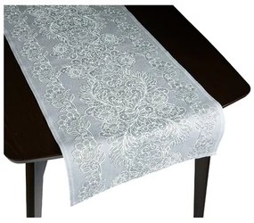 Bellatex Csipke asztali futó szürke, 50 x 180 cm, 50 x 180 cm