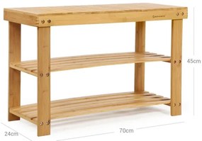 WODY cipőtároló – barna