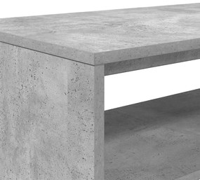 betonszürke forgácslap TV-szekrény 80 x 40 x 40 cm