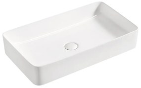 EROS SLIM 2 - PULTRA ültethető - Top Counter - porcelán mosdó - 61 x 35 x 11 cm