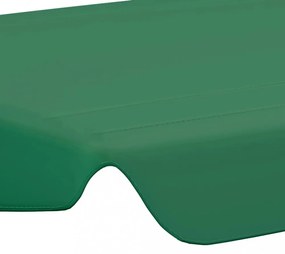 zöld csere ponyva kerti hintaágyhoz 150/130 x 105/70 cm