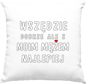 Párna Házasság Feleség Vicces 1 Fehér