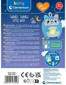 Farkas Twinkle Twinkle éjszakai fény és játék Clementoni