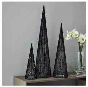 Markslöjd 705748 - 3x LED karácsonyi dekoráció DUNGE LED/2,7W/4,5V fekete