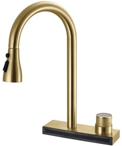Konyhai csaptelep REA CONOR BRUSH GOLD