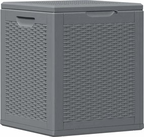 Szürke Pp Rattan Kerti Tárolóláda 90 L
