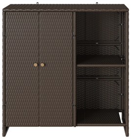 Tárolószekrény Barna 100x36x102 cm Rattan