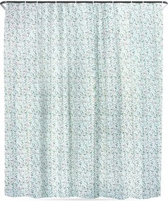 Zuhanyfüggöny Akasztókkal Vízálló Fürdőszobai Textil Függöny