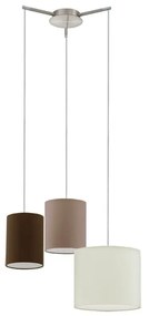 Eglo 92755 - Függeszték TOMBOLO 3xE27/60W/230V