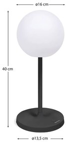 USB LED hordozható dimmelhető kültéri lámpa távirányítóval ø 16 cm Dinesh – Kave Home