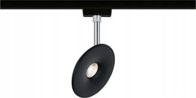 Paulmann URail Led spotlĂĄmpa Gömb alakĂș fekete matt krĂłm 7.4W 2700K sĂnre szerelhetĆ