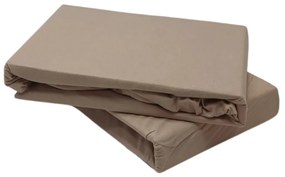 Ágynemű Jersey bézs TiaHome - 200x200cm