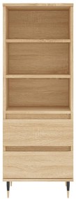 sonoma tölgy szerelt fa magasszekrény 40 x 36 x 110 cm