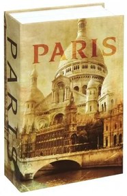Paris könyv formájú széf