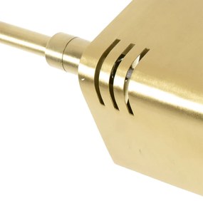 Állólámpa sárgarézzel, LED-del és érintős dimmerrel - Notia