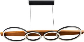BRILAGI - PLANK kábelen függesztett LED csillár LED/35W/230V 4000K 30x100 cm fa