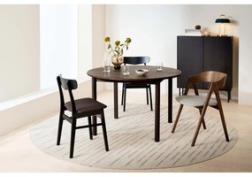 Natúr színű tölgyfa kerek bővíthető étkezőasztal ø 120 cm Noor – Hammel Furniture
