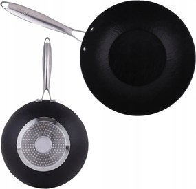Wok KerĂĄmia BevonatĂș SerpenyĆ SĂŒtĆhöz IndukciĂłs 24CM