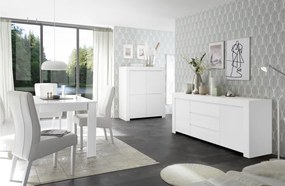 FIRENZE Fehér Bővíthető Étkezőasztal 137-185cm