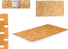 Nagy csúszásgátló fürdőszobaszőnyeg bambusz 40×70 cm fürdőszobai állvány