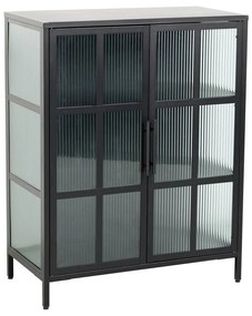 Design vitrin Damaris 102 cm fekete