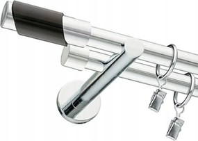 Dupla Függönykarnis Króm 19mm 120cm Különböző Minták