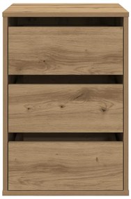 vidaXL kézműves tölgy szerelt fa sarok komód 40 x 41 x 58 cm