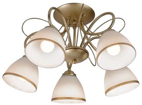 Brilagi - Felületre szerelt csillár FRED 5xE27/60W/230V átm. 59 cm arany
