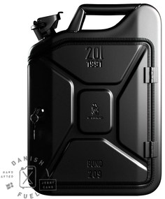 Koupelnová skříňka / kanistr - Bathroom Cabinet, Nano Black, 6 variant - Danish Fuel variáns: Red Gum