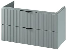 Cersanit S1015-012 -Fali mosdó alatti fürdőszobai szekrény TIRSO 100x45 cm mentaszínű