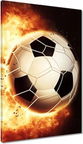 Vászonkép 60x90 Labda a tűzben Lángok
