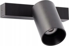 Faro Stan fekete fali/mennyezeti lámpa, matt, GU10, 1x8W, alumínium