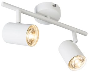 Modern fehér állítható spotlámpa 2 WiFi GU10 fényforrással - Jeana