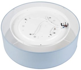 Mennyezeti lámpa SIRJA PASTEL DOUBLE 4xE27/15W/230V átm. 45 cm kék