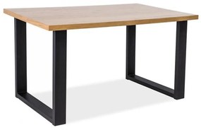 Umberto tömör tölgy étkezőasztal 150x90cm