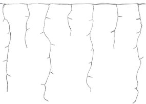 Nedis CLLC360C - LED Kültéri karácsonyi függöny 360xLED/7 funkciós 14m IP44 hideg fehér