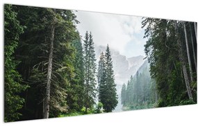 Kép az erdei tóról (120x50 cm)