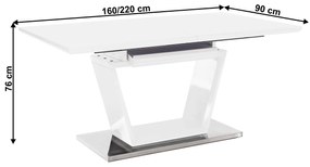 Szétnyitható étkezőasztal Perlla. 1014808