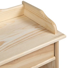 Bor Rack 90x60x30 cm Tömör Fa Fenyő