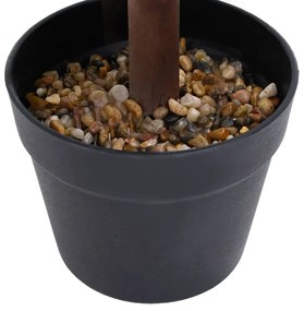 zöld gömbalakú cserepes műpuszpáng 60 cm