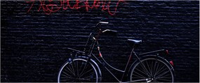 Egy kerékpár képe Amszterdamban (120x50 cm)