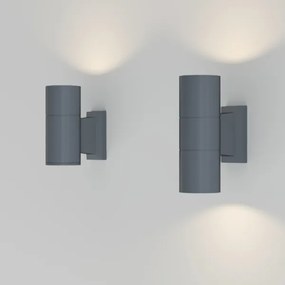 Maytoni O574WL-02GR -Kültéri fali lámpa BOWERY 2xGU10/50W/230V IP54 antracit